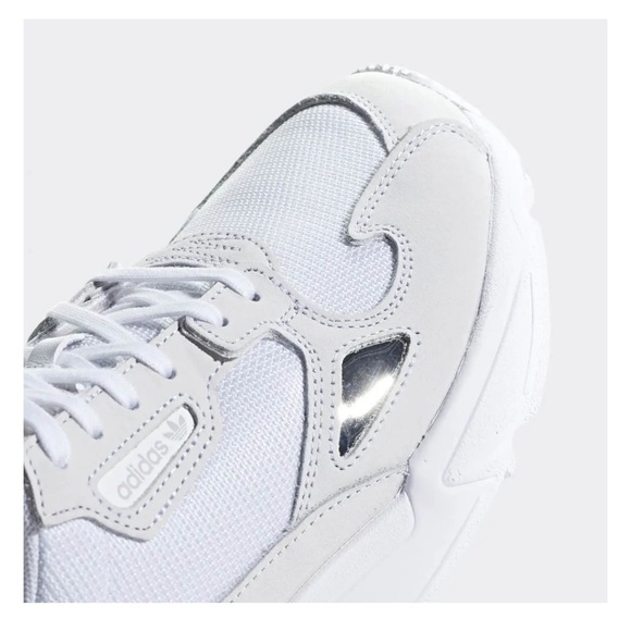 BNIB Adidas Falcon Sneakers in Triple White - Picture 3 of 12